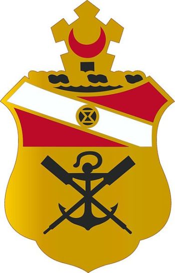 Coat of arms (crest) of 21st Engineer Battalion, US Army