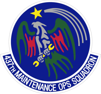 Arms of 437th Maintenance Operations Squadron, US Air Force