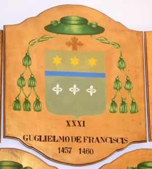 Arms of Guglielmo de Franciscis de Neapoli
