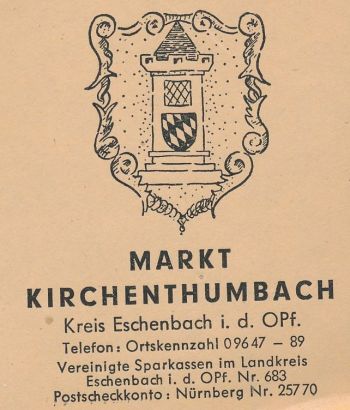 Wappen von Kirchenthumbach/Coat of arms (crest) of Kirchenthumbach