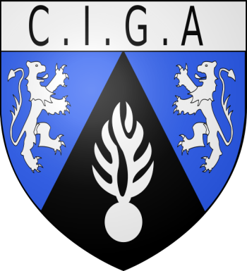 Coat of arms (crest) of the Instruction Centre of the Auxiliary Gendarmerie