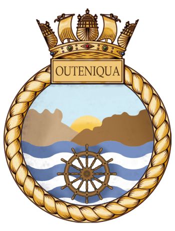 Coat of arms (crest) of the Training Ship Outeniqua, South African Sea Cadets