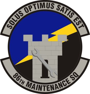 Coat of arms (crest) of the 86th Maintenance Squadron, US Air Force