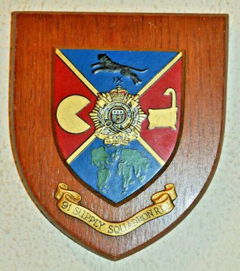 Coat of arms (crest) of the 91 Supply Squadron, RLC, British Army
