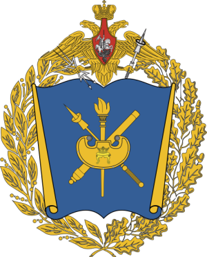Coat of arms (crest) of the Air and Space Defence Academy, Russian Air Froce