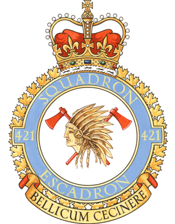 Arms of No 421 Squadron, Royal Canadian Air Force
