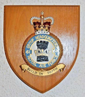 Coat of arms (crest) of the No 61 Group Headquarters, Royal Air Force