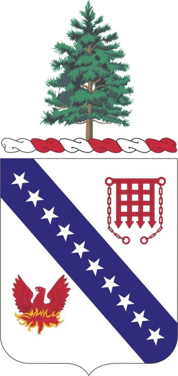 Coat of arms (crest) of 240th Regiment, Maine Army National Guard