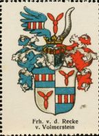 Wappen Freiherren von der Recke von Volmerstein