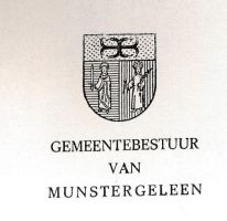 Wapen van Munstergeleen/Arms (crest) of Munstergeleen