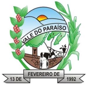 Arms (crest) of Vale do Paraíso (Rondônia)