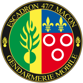 Coat of arms (crest) of the Mobile Gendarmerie Squadron 47-7, France