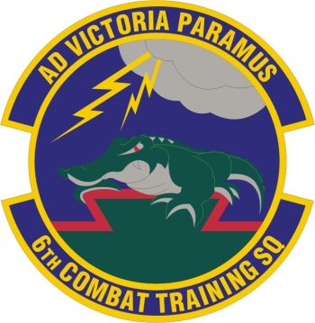 Coat of arms (crest) of the 6th Combat Training Squadron, US Air Force