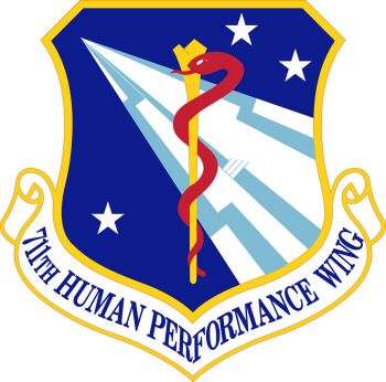 Coat of arms (crest) of the 711th Human Performance Wing, US Air Force