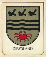 Wapen van Dirksland/Arms (crest) of Dirksland