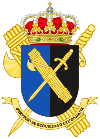 Coat of arms (crest) of Public Order & Prevention Service, Guardia Civil