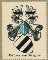 Wappen Freiherr von Mengden