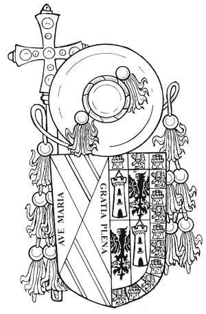 Arms of Francisco Mendoza Bobadilla