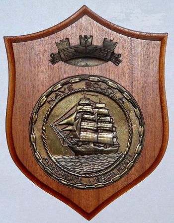 Coat of arms (crest) of the Sail Training Ship Americo Vespucci, Italian Navy