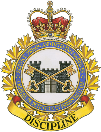 Coat of arms (crest) of the Service Prison and Detention Barracks, Canada