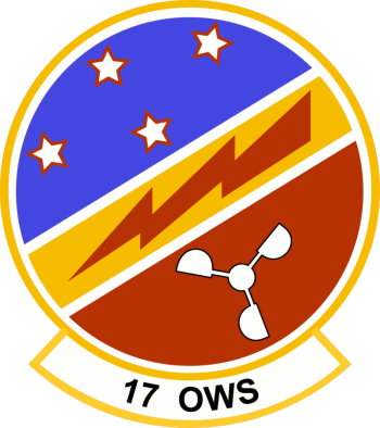 Coat of arms (crest) of the 17th Operational Weather Squadron, US Air Force