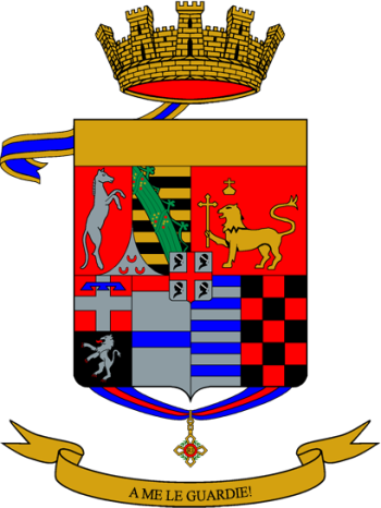 Coat of arms (crest) of the 3rd Regiment Granatieri Guardie, Italian Army