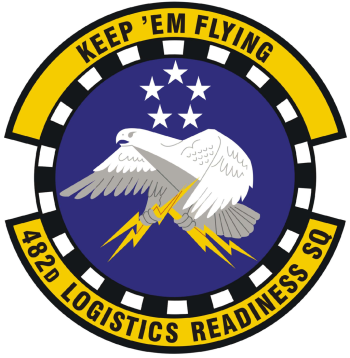 Coat of arms (crest) of the 482nd Logistics Readiness Squadron, US Air Force