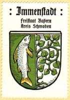 Wappen von Immenstadt im Allgäu / Arms of Immenstadt im Allgäu