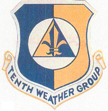 Coat of arms (crest) of the 10th Weather Group, US Air Force