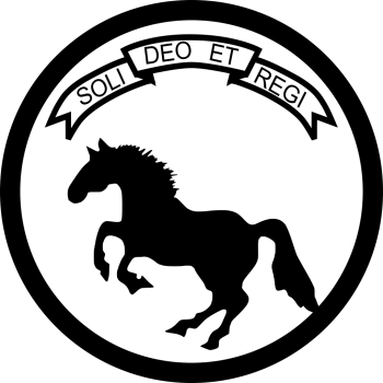 Emblem (crest) of the 2nd Armoured Infantry Company, I Battalion, The Royal Life Guards, Danish Army