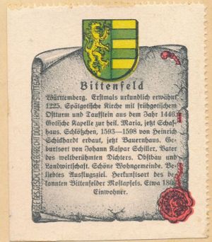 Wappen von Bittenfeld/Coat of arms (crest) of Bittenfeld