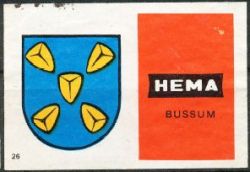 Wapen van Bussum/Arms (crest) of Bussum