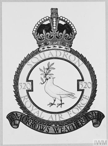 Coat of arms (crest) of the No 520 Squadron, Royal Air Force