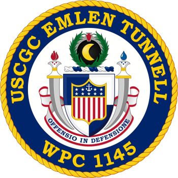 Coat of arms (crest) of the USCGC Emlen Tunnell (WPC-1145)