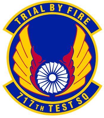 Coat of arms (crest) of the 717th Test Squadron, US Air Force