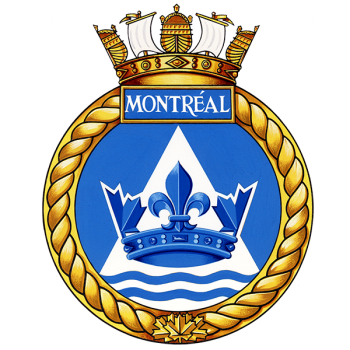 Coat of arms (crest) of the HMCS Montreal, Royal Canadian Navy