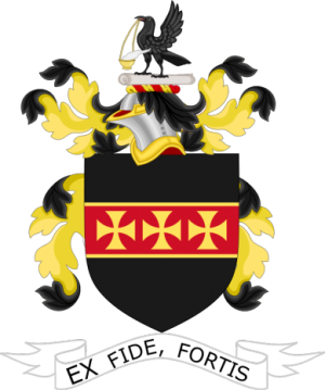Coat of arms (crest) of Galen Alexander Michael Elijah Ravenscroft