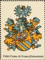 Wappen Feltri Conte di Vrana