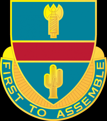 Arms of 162nd Infantry Regiment, Oregon Army National Guard