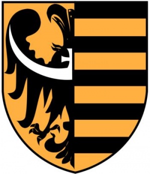 Arms of Lubań (county)