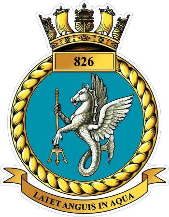 Coat of arms (crest) of the No 826 Squadron, FAA