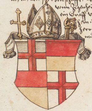 Arms (crest) of Werner von Falkenstein