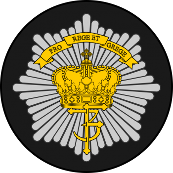 Emblem (crest) of the V Battalion, The Royal Life Guards, Danish Army