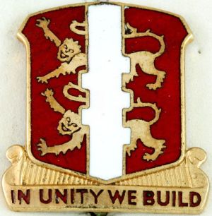 Coat of arms (crest) of the 366th Engineer Battalion, US Army