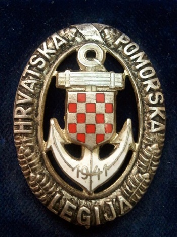 Coat of arms (crest) of the Croatian Naval Legion