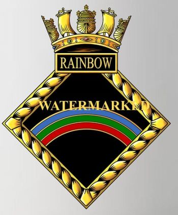 Coat of arms (crest) of HMS Rainbow, Royal Navy
