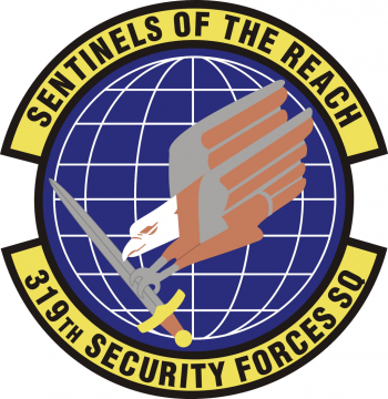 Coat of arms (crest) of the 319th Security Forces Squadron, US Air Force