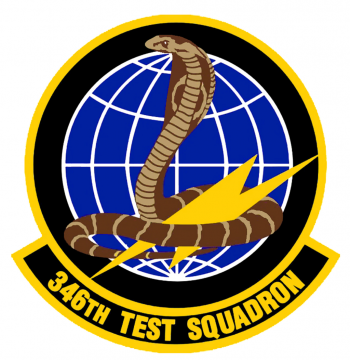 Coat of arms (crest) of the 346th Test Squadron, US Air Force