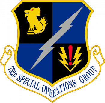 Coat of arms (crest) of the 752nd Special Operations Group, US Air Force