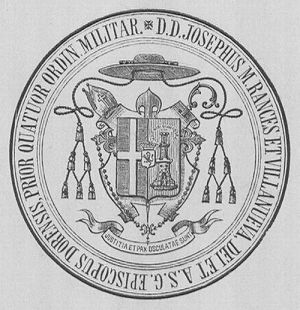 Arms of José María Rancés y Villanueva
